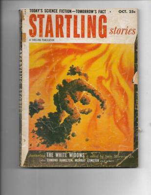Startling Stories Oct 1953 Shomburg Cover !