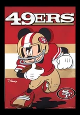 San Francisco 49ers 4 Mickey NFL FOOTBALL TEAM  Sports -MAGNET