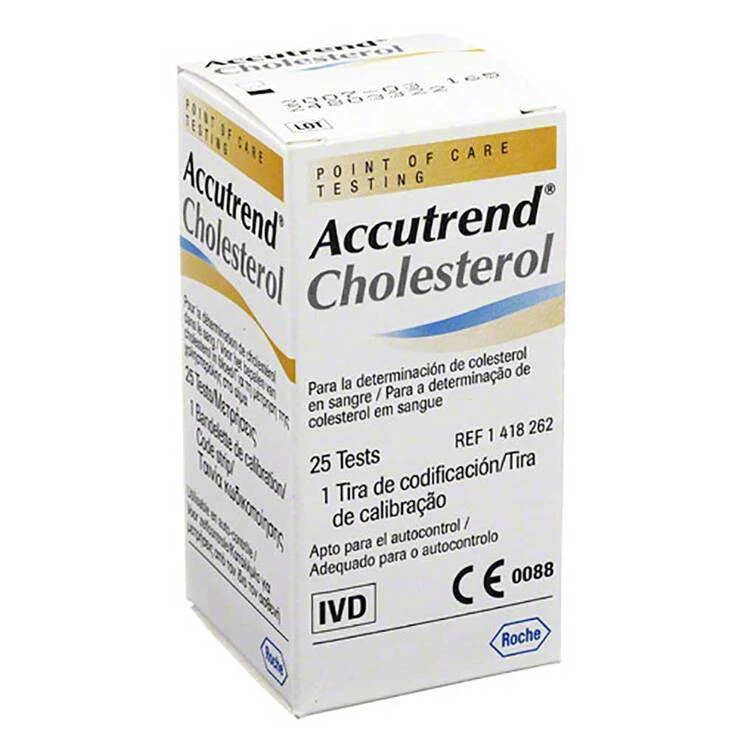 Accutrend Cholesterol Testst · 25 St · PZN 04653182