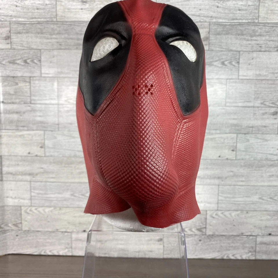 Deadpool Latex Head Face Mask Cosplay Costume Prop Helmet Halloween Party - Image 2 of 4