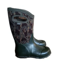 Bogs Boots Youth Size 12 Durham Camo Unisex Kids Toddlers Winter Snow Rain Boots