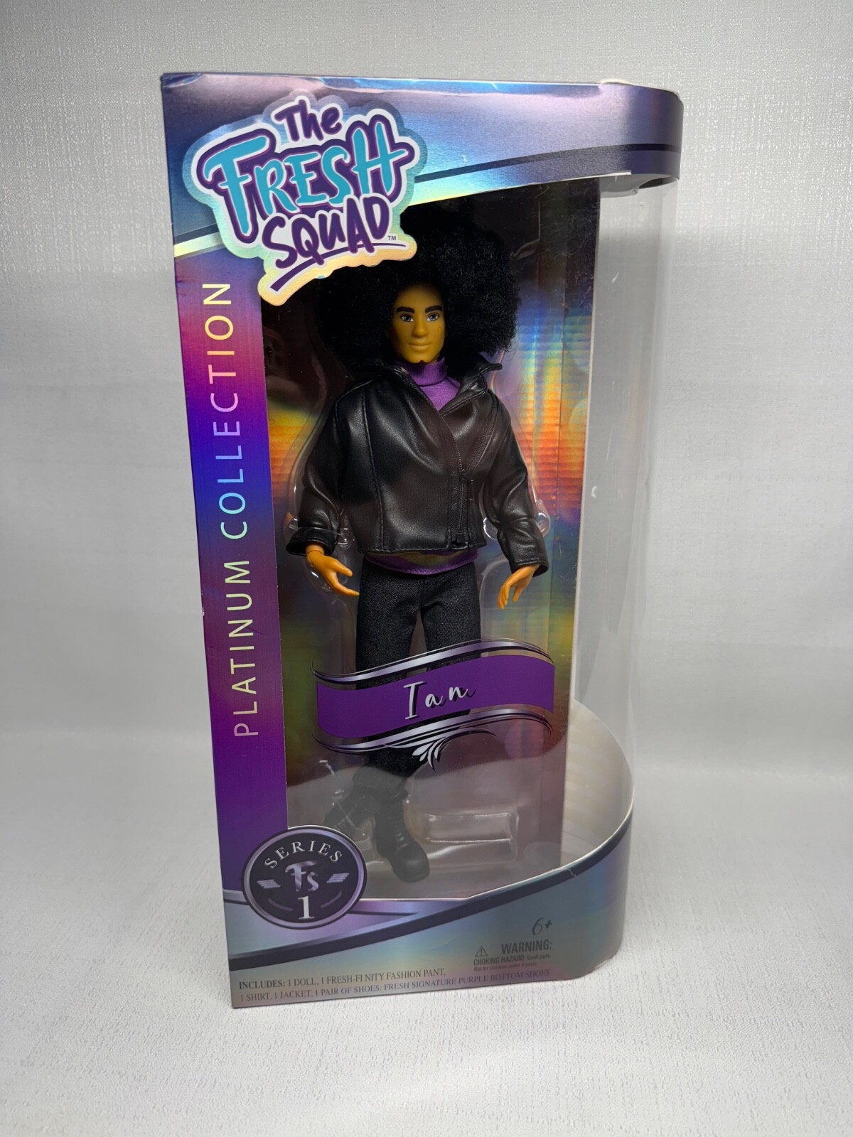 The Fresh Squad Ian with Afro & Black Fashion - Platinum Collection - SOLD AS-IS