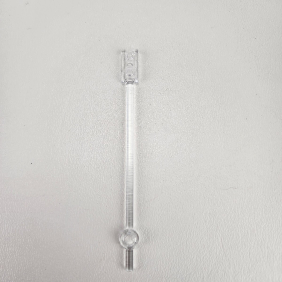 X10 NEW LEGO 42445 Trans Clear Bar 12L 1 X 2 Plate End Solid Studs
