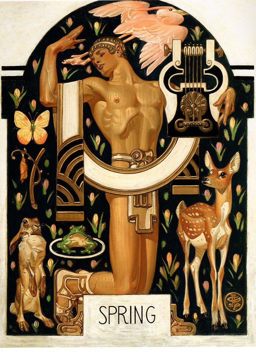 J.C. Leyendecker : SPRING : 1929 : Archival Quality Art Print | eBay
