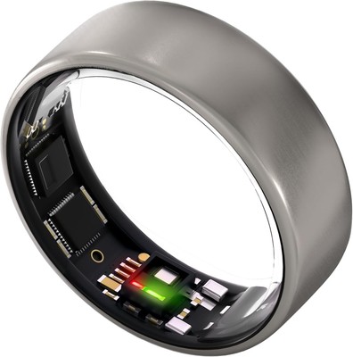 ULTRAHUMAN Ring AIR Größe 11 Titanium Titan Smart Ring Android Fitness Tracker