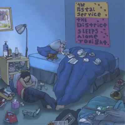 The Postal Service- The District Sleeps Alone Tonight   CD  Very good condition