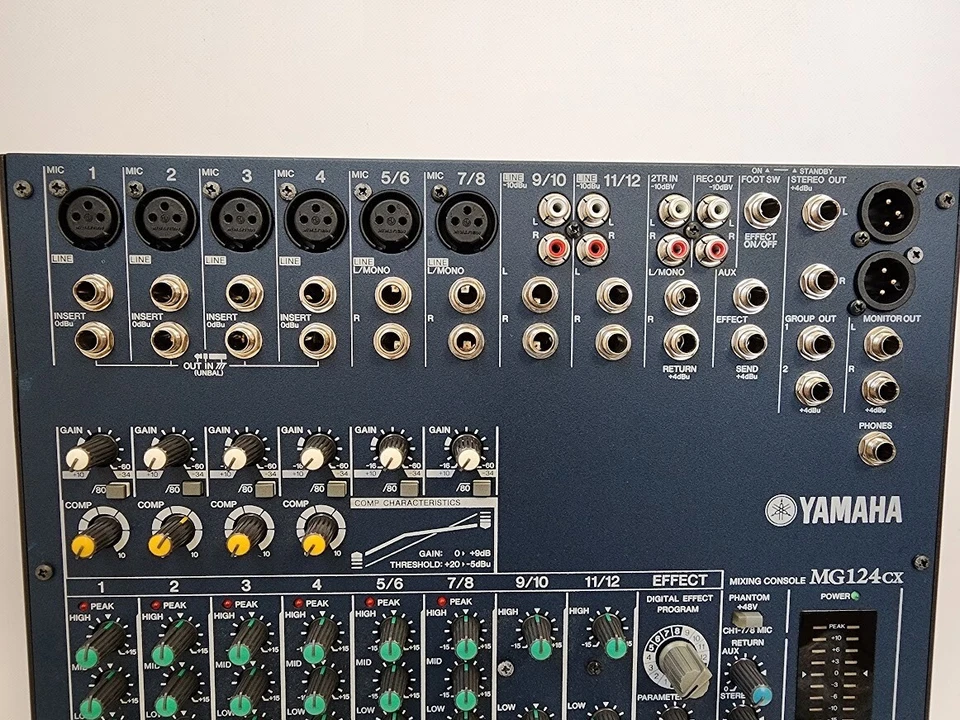 Yamaha MG124CX 12 Kanal Stereo Mixer Mischpult - Bild 2 von 4