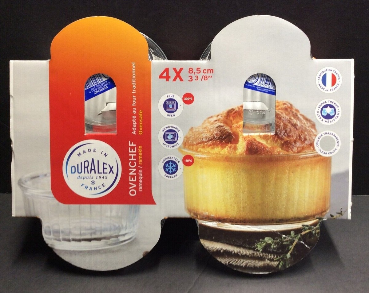Duralex Oven Chef Glass Ramekins for Crème Brulee Desserts of  France