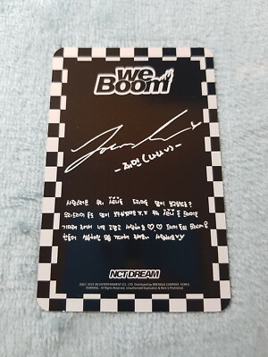 NCT DREAM 3th Mini Album We Boom Jaemin Type-A Photo Card Official