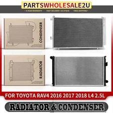 New Radiator & AC Condenser Cooling Kit for Toyota RAV4	Hybrid Limited Hybrid SE