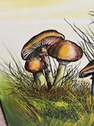 Vintage Statement Piece Large 37” By 37” J Walker Mushroom Canvas Painting — photo 2