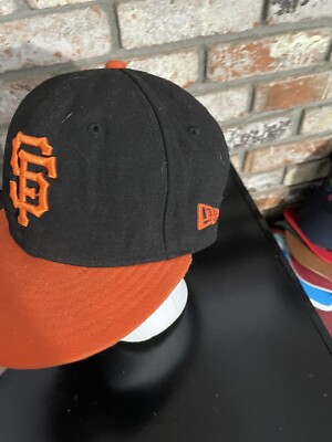 San Francisco Giants New Era 59fifty Hat / Cap 7 1/8 Black With