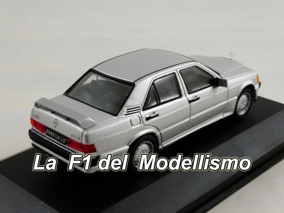 Solido Mercedes Benz 190E W201 silver 1984 1/43 S4302700 - Immagine 3 di 4