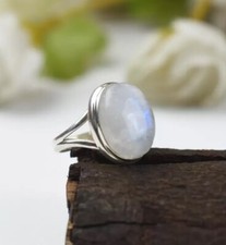 Moonstone Ring Handmade Jewelry Ring 925 Sterling Silver Natural Gemstone Ring