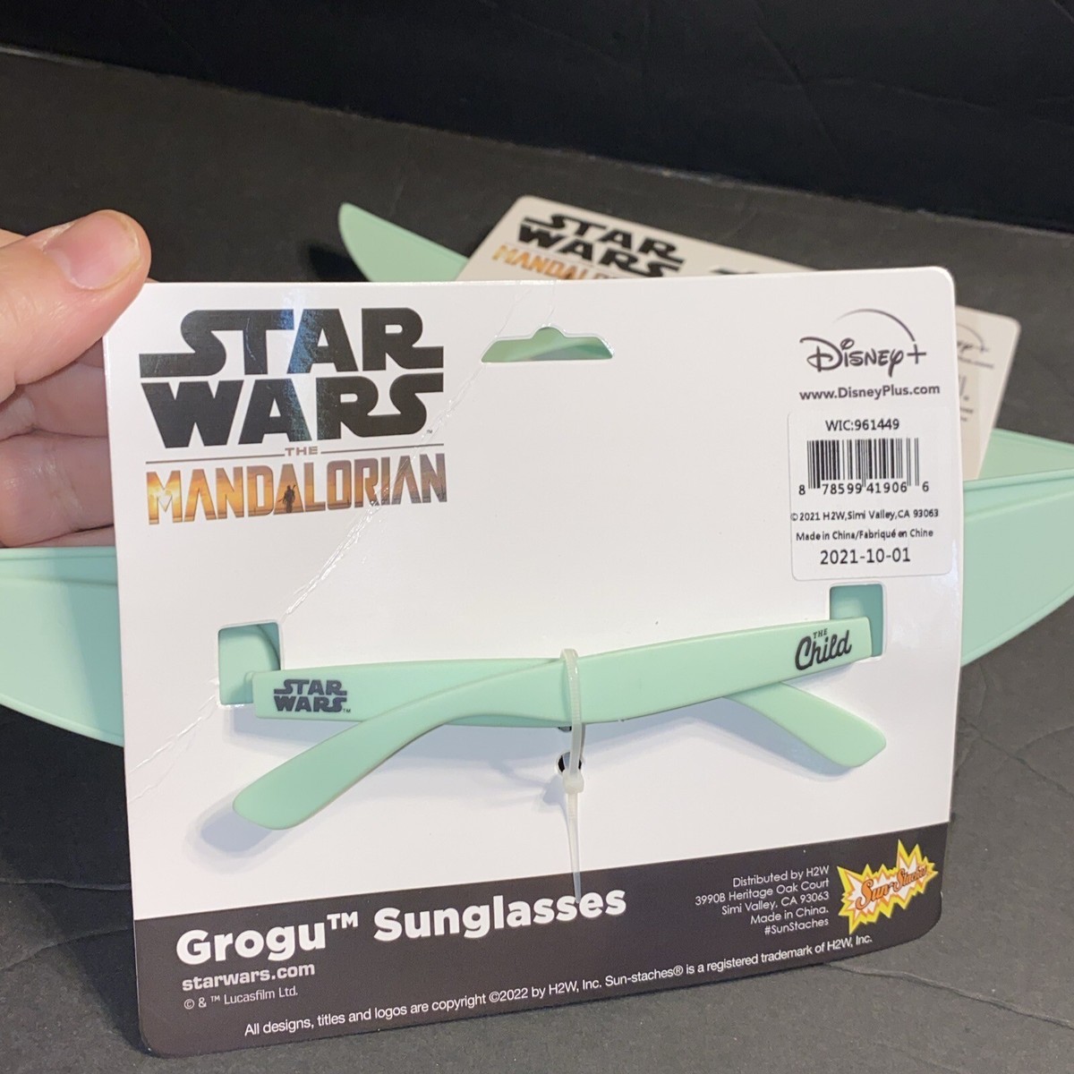 2x Star Wars Mandalorian Grogu Sunglasses Costume Sun-Staches