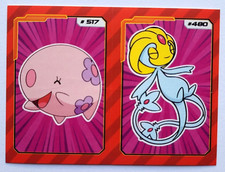 Pokémon Pokedex Gigamax 2022 Vol. Pegatina II #117 MUNNA UXIE PERU Edition