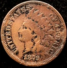 KAPPYSCOINS G7552 1879 INDIAN HEAD CENT FINE DETAILS