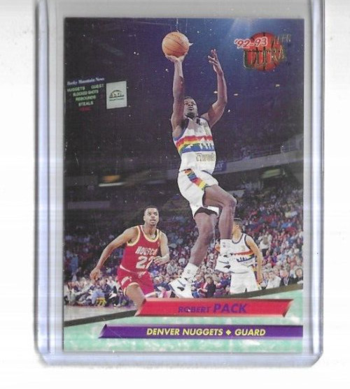 1992-93 Fleer Ultra Basketball #253 Robert Pack Denver Nuggets