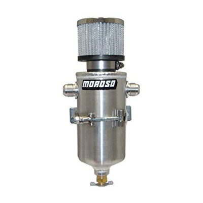 Moroso Breather Tank / Haken Kann - Zwei -10An Stecker Zubehör - Aluminium