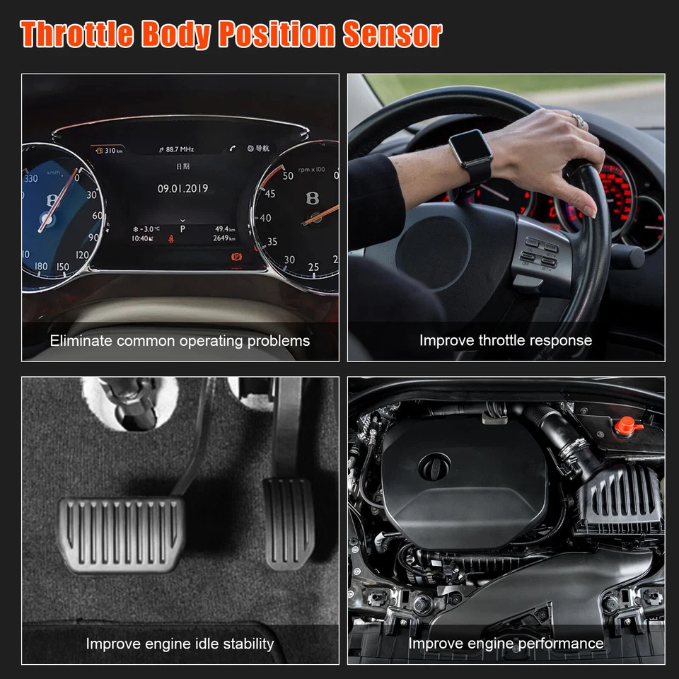 Throttle Body For 2001-2005 Volkswagen Jetta Beetle Golf 2.0L S20156 06A133062D Foto 3 de 4