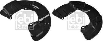 2 x FEBI Spritzblech Ankerblech Vorne für VOLVO S60 I  S80 I V70 II XC70 XC90 I