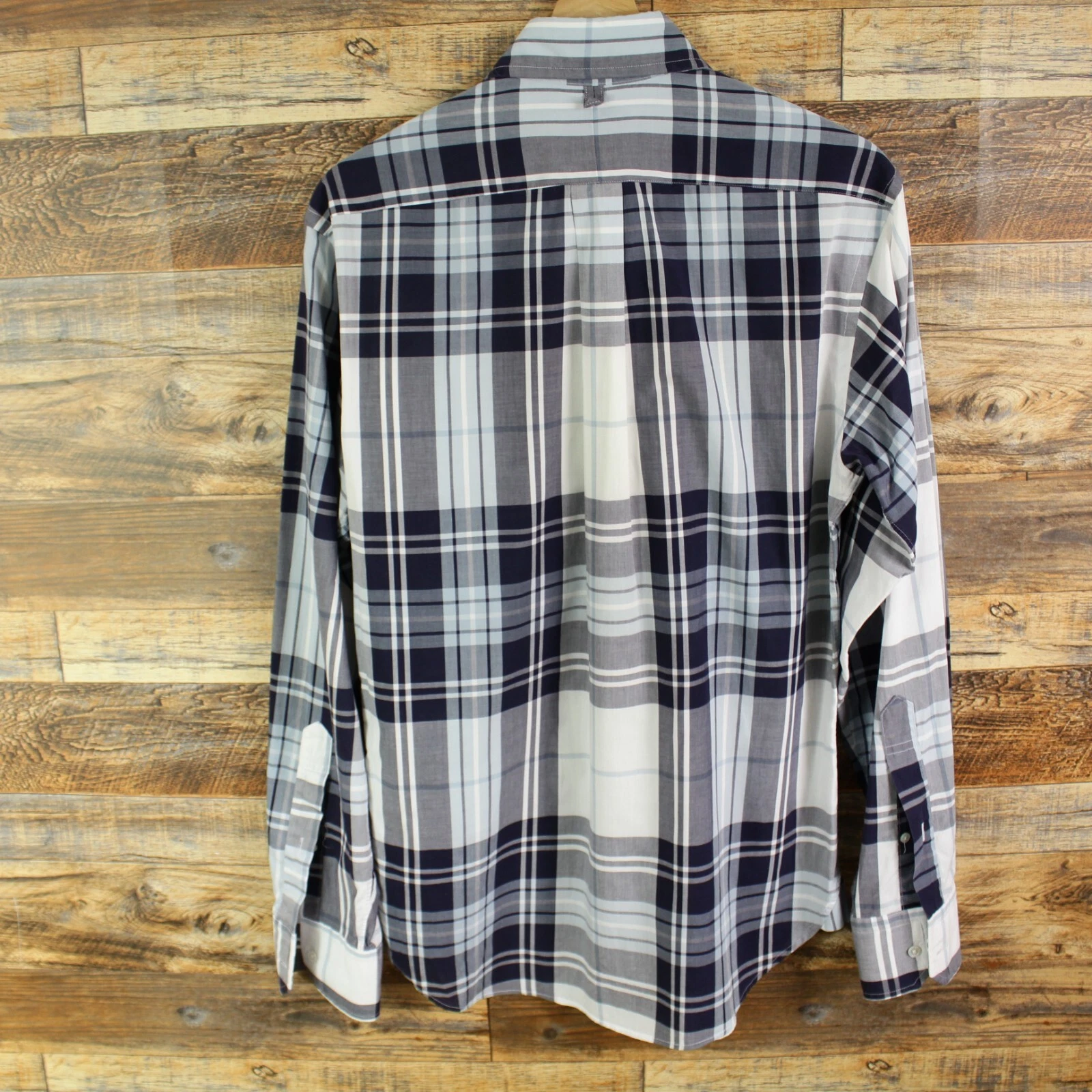 Camicia uomo nera in pile Brooks Brothers con bottoni taglia BB1 Thom Browne