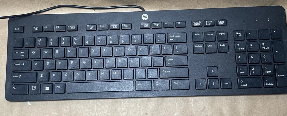 42X HP Keyboard 803181-001 USB Slim KBAR211 Good Condition - Image 3 of 4