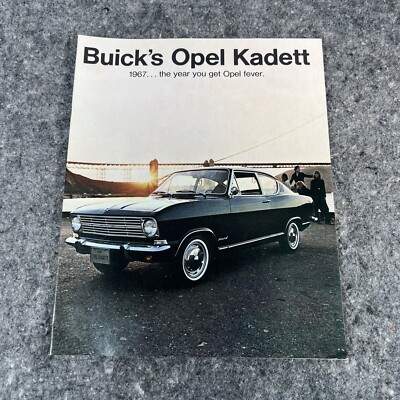 Vtg Original 1967 Buick Opel Kadett Sales Brochure - Coupe, Deluxe Vtg Original 1967 Buick Opel Kadett Sales Brochure - Coupe, Deluxe