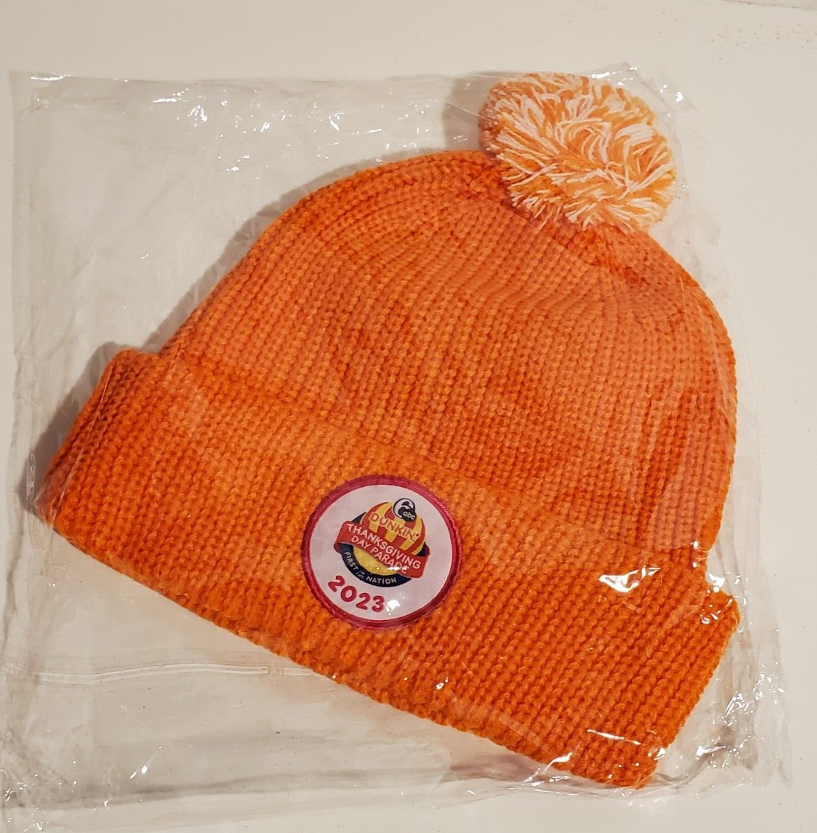 PHILADELPHIA CHANNEL 6 ABC DUNKIN DONUTS THANKSGIVING DAY PARADE KNIT CAP 2023