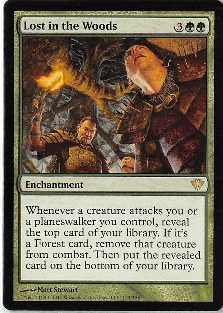 Lost in the Woods *Rare* Magic MtG x1 Dark Ascension SP | eBay