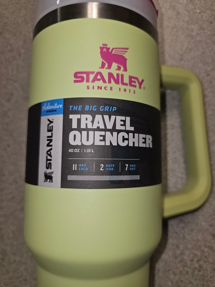 Stanley 40 oz Adventure Quencher Tumbler Limited Edition Citron Mix