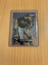 2018 Topps High Tek Atlanta Braves Chipper Jones Blue Rainbow Refractor /150 HOF