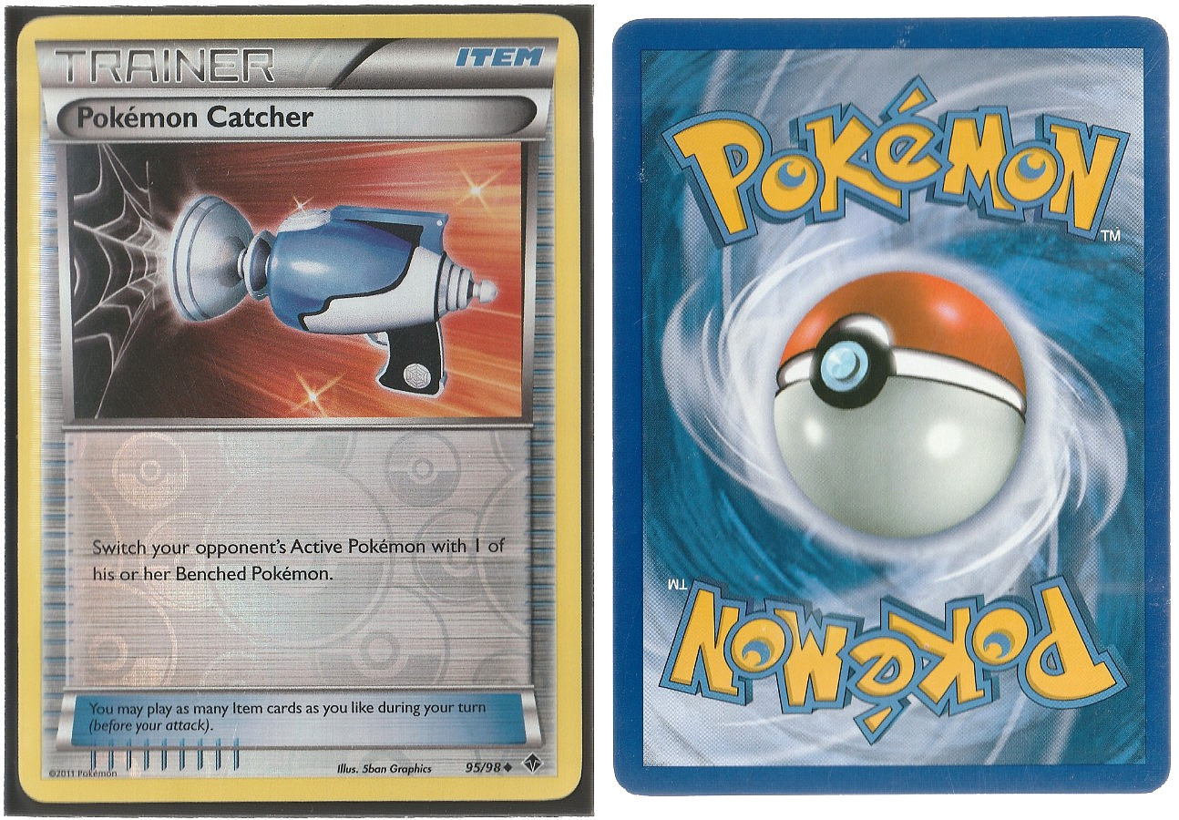 Pokemon - Pokemon Catcher - 95/98 Emerging Powers - Reverse Holo Uncommon LP