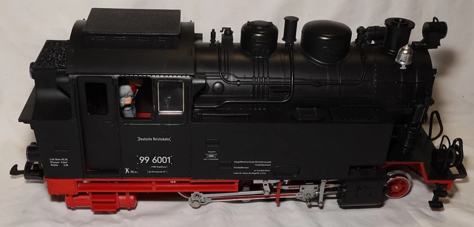 Locomotive vapeur DR 99 6001 2-6-2 22801 Digital DCC échelle G LGB - Photo 3/4