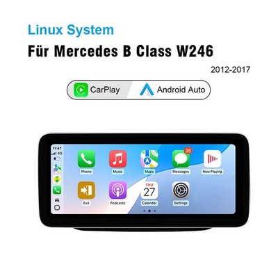 Ugode TouchScreen Wireless CarPlay Für Mercedes B Klasse W246 Android Auto 
