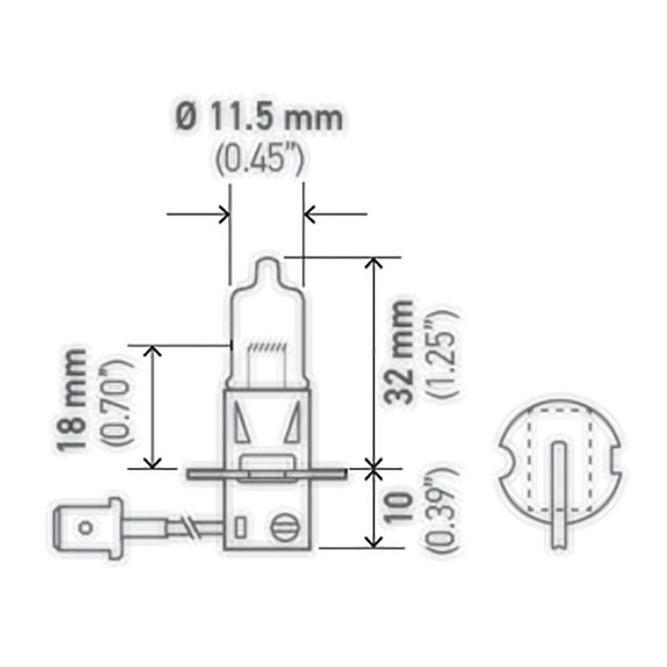 Lâmpada de neblina frontal Hella 2 peças para 1988-1998 GMC C1500 - Imagem 2 de 4