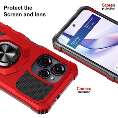 Tempered Glass / Robotic Hybrid Cover Phone Case For Blu View Speed Ultra  B1660V | eBay