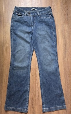 Lee Denim Bootcut Regular Women's Blue Medium Wash Stretch Jeans Pockets