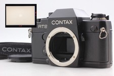  Top MINT Contax RTS II Quartz SLR 35mm Film Camera Black Body From JAPAN