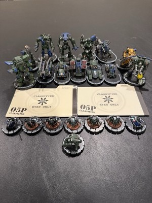 Mechwarrior Lot Swordsworn 21 Units + 2 Dossier For Unique Mechs