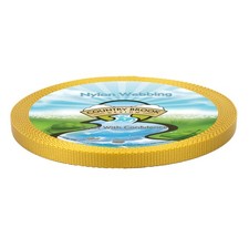 Country Brook Design 1/2 Inch Gold Heavy Nylon Webbing, 10 Yards