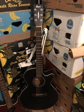 Used Cort SFX1F-BKS Electro Acoustic Guitar Fishman Electrics Elixir Lights VGC