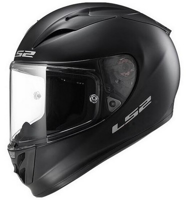 LS2 Arrow Evo Solid Motorcycle Helmet Black SM