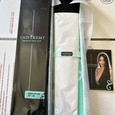 indi remi hair bobbi boss hair extensions  Natural Yaki 10  Inches Color #1B