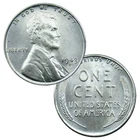 1943 D Steel Penny WWII Wartime Cent in Brilliant Uncirculated BU Condition