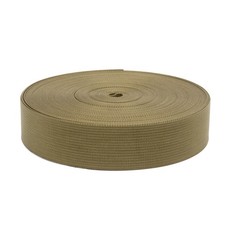 1 1/2 Inch Khaki Lite Weight Nylon Webbing Closeout, 100 Yards