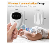 Wireless Bedwetting Alarm for Boys and Girls, USB Rechargeable, 3 Working Modes