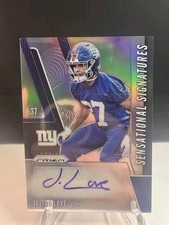 2019  Prizm Sensational Signatures SILVER HOLO Julian Love Auto 🔥🔥 Rookie