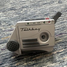 Tiger Electronics Talkboy Cassette Player Recorder, Silver/Black, 1993