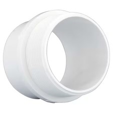 Pvc Male Adapter, Mnpt X Spigot, 3 In Pipe Size, 06366
